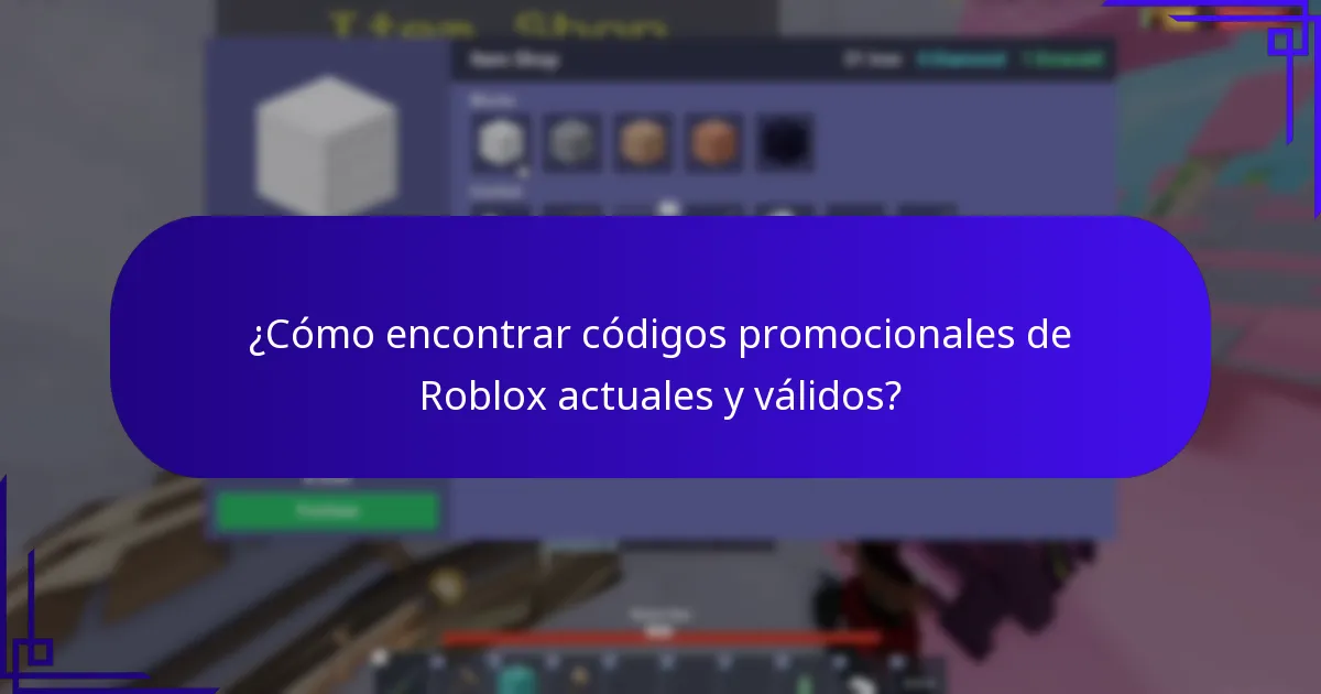 ¿Cómo encontrar códigos promocionales de Roblox actuales y válidos?