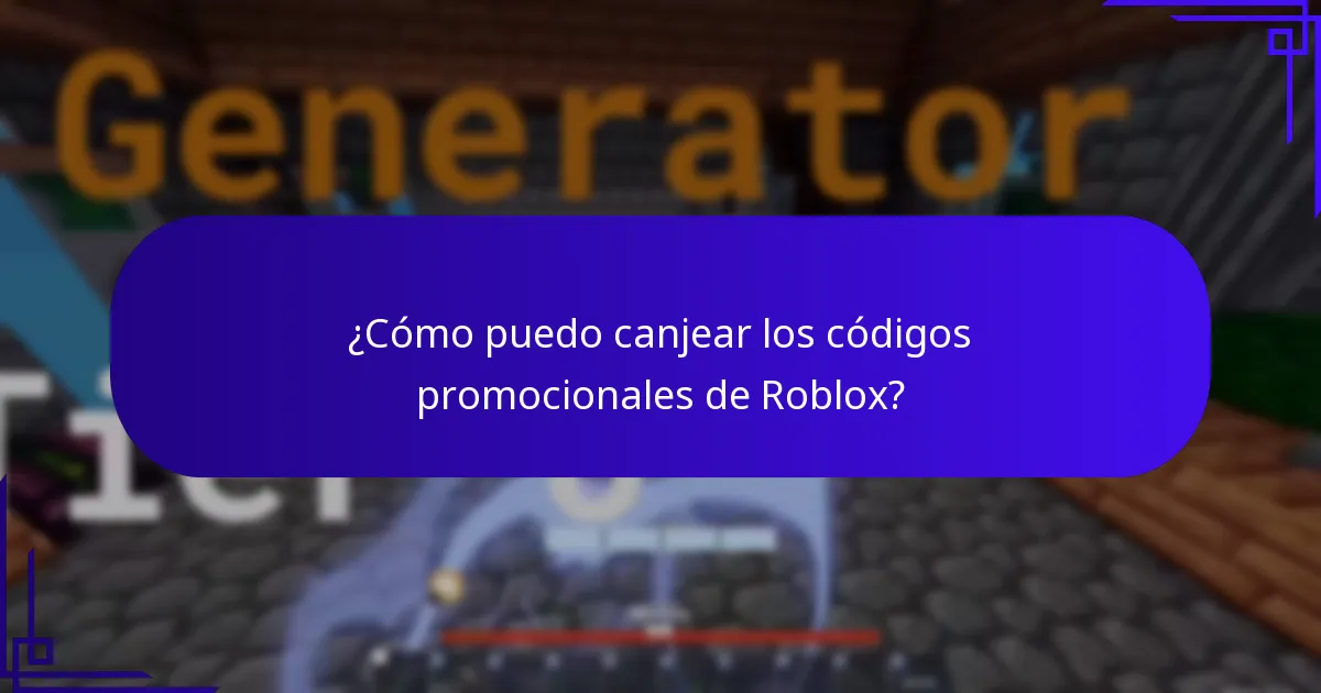 ¿Cómo puedo canjear los códigos promocionales de Roblox?