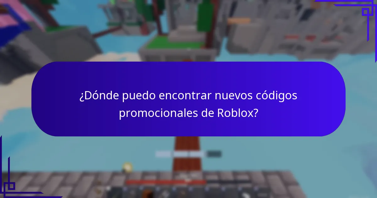 ¿Dónde puedo encontrar nuevos códigos promocionales de Roblox?